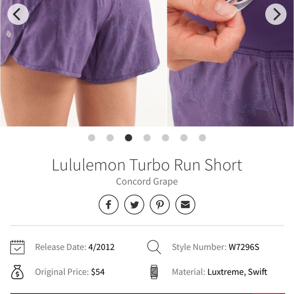 LULULEMON athletica set, Turbo Run Shorts + Cool Racerback *Mesh - Picture 11 of 12
